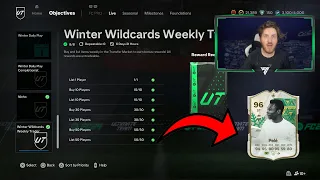 How to get 300,000 coins worth of Glitched Winter Wildcard Packs for FREE in EA FC 24!