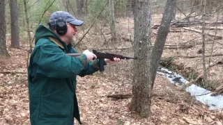 David emptying a 30 round magazine in the M2 Carbine in full-auto