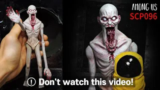 Making Real SCP-096 The "Shy Guy" Among us Impostor Kill Sculpture Timelapse Creepypasta