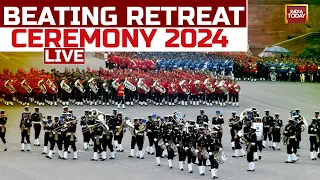 Beating Retreat Ceremony LIVE: Beating The Retreat Ceremony At Kartavya Path | Vijay Chowk | LIVE