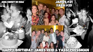 JAMES REID AT YASSI PRESSMAN SABAY NAG CELEBRATE NG BIRTHDAY. ISSA ANG SWEET TALAGA KAY JAMES REID😘🥰