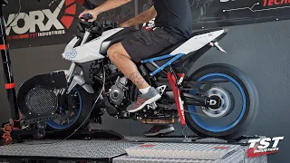 2023 Suzuki GSX-8S On The Dyno: Raw Power!