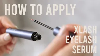 This is how you apply Xlash Eyelash Serum