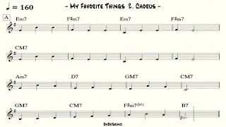 My Favorite Things Backing Track For Bass