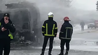 Пожежа бензовоз Олександрія