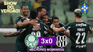 PALMEIRAS 3 X O PONTE PRETA | MELHORES MOMENTOS COMPLETO | PAULISTÃO 2022