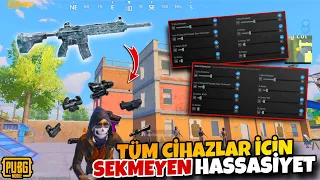 TÜM CİHAZLAR İÇİN SEKMEYEN HASSASİYETLER | SİZİ HİLE SANACAKLAR - PUBG Mobile