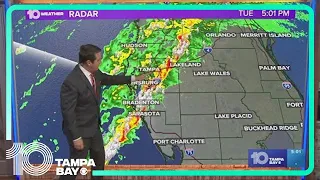 Tampa Bay weather: Severe thunderstorms roll across local area (5 p.m. Tuesday update)