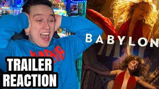 BABYLON Official Trailer Reaction | Brad Pitt, Margot Robbie, Diego Calva