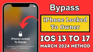 Erase iPhone Locked To Owner New Method✅ iOS 13 To iOS 17 Supported✅ 100% Works Method✅