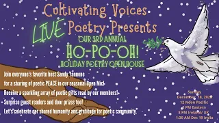 Cultivating Voices Holiday Open House   18Dec2022