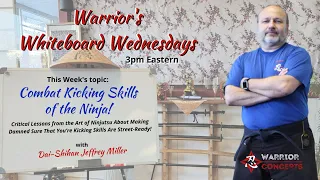 Ninja Combat Kicking Skills | Warrior's Whiteboard Wednesday