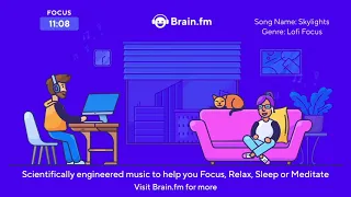 LoFi Focus Music | 30 Minute Pomodoro Focus Sprint | Music by Brain.fm