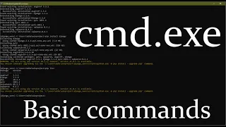 Базовые команды интерпрeтатора cmd.exe