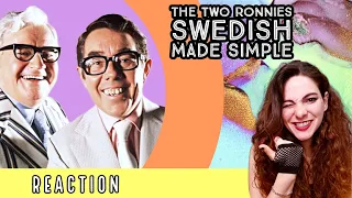 American Reacts- SWEDISH MADE SIMPLE - The Two Ronnies