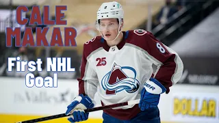 Cale Makar #8 (Colorado Avalanche) first NHL goal Apr 15, 2019