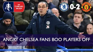 ANGRY CHELSEA FANS BOO PLAYERS OFF AT STAMFORD BRIDGE | FA CUP VS MANCHESTER UNITED