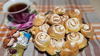 Творожное печенье 🍪  Розочки 🌹🌹🌹