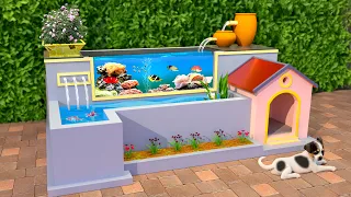Build stunning 2in1 aquarium and house for beloved pets