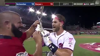 Bryce Harper 19 HRs in Finals Round of MLB Home Run Derby | 2018 Home Run Derby