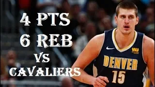 Nikola Jokic 4 Pts 6 Reb 3 Ast Denver Nuggets vs Cleveland Cavaliers