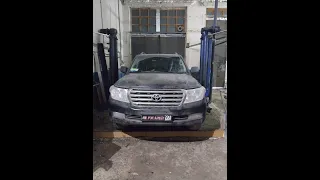 Антикор с пескоструем Toyota Land Cruiser 200. Это вам не Prado)))