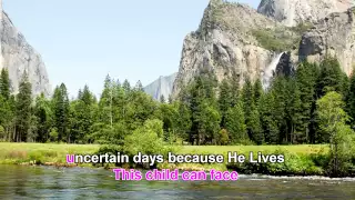 Because He Lives Karaoke HD1080