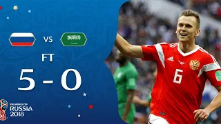 Russia vs Saudi Arabia 5 - 0 World cup 2018 highlights HD