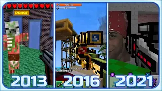 Evolution of Pixel Gun Games 2013-2021