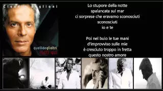 CLAUDIO BAGLIONI - Se telefonando