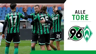 3:1 im Test - Hannover 96 lässt den Ball gegen Werder Bremen laufen | 96TV-Highlights