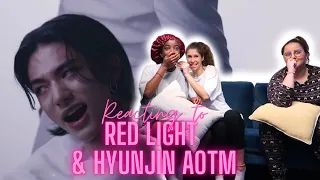 I SHOWED MY FRIENDS RED LIGHT & HYUNJIN AOTM DANCE