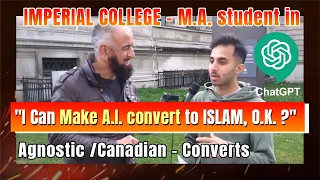 Artificial Intelligence /Chat GPT - Masters Student Shocked by The Qur'an & CONVERTS