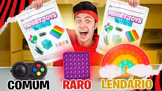 ABRINDO PACOTES SURPRESA DE FIDGET TOYS! (RARO E LENDÁRIO)