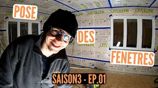 S3E01 RENOVATION GRANGE: LA POSE DES MENUISERIES COMMENCE! LA NOUVELLE SAISON COMMENCE!