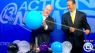 How to skewer a balloon without popping it