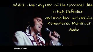 Elvis Presley - The Wonder of You - 13 August 1970, Dinner Show - In HD and re-edited with RCA audio