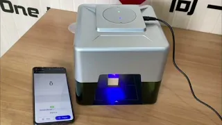 Mini Laser Engraving Machine App Controlled Bluetooth Connection Portable Laser for DIY Logo Making
