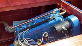 1947 Chris-Craft Inline Six Model K start-up