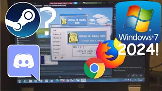 Using WINDOWS 7 in 2024 - Browsers and Software TESTED