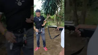 testingan kung puputok ang baril..paunawa wag gayahin..