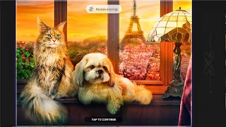 Magic Jigsaw Puzzle#31|Parisian Evenings🐱🐶