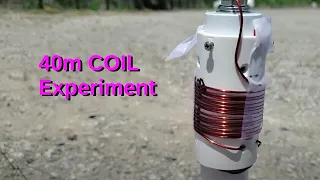 Experimental 40m Coil for MFJ1979