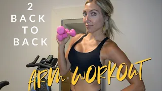 DOUBLE ARM WORKOUT- 10 minutes Sculpt & Tone w/ 2lb weights