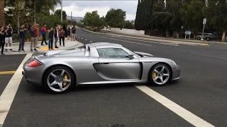 Porsche Carrera GT & Ferrari 458 Italia Rev's & Acceleration's