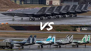 2020.11.20 三沢基地 F-15 アグレッサー VS F-35A | 戦闘訓練！！