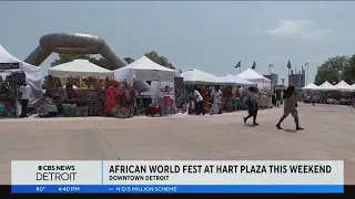 40th Annual African World Festival kicks off at Hart Plaza