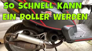 Wie schnell wird ein Roller mit welchem Tuning? Erfahrungswerte