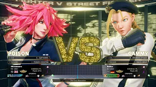 SFV Champion Edition 🔥 4KJammerz (POISON) Vs Baliox (CAMMY) 🔥 Online Match's 03-17-2023