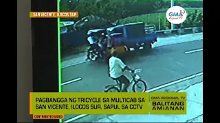 Balitang Amianan: Banggaan ng Tricycle at Multicab, Nahuli-cam